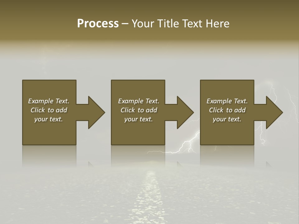 Trees Contrast Verticle PowerPoint Template