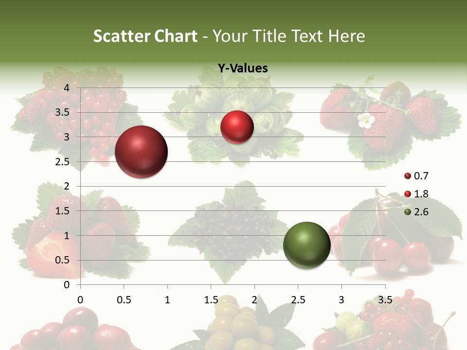 Strawberries Cherries Group PowerPoint Template