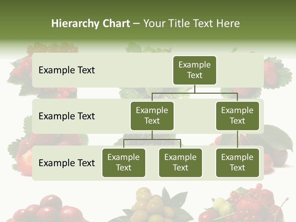 Strawberries Cherries Group PowerPoint Template
