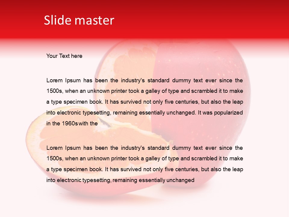 Lunch Organism Food PowerPoint Template