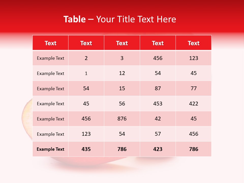 Lunch Organism Food PowerPoint Template