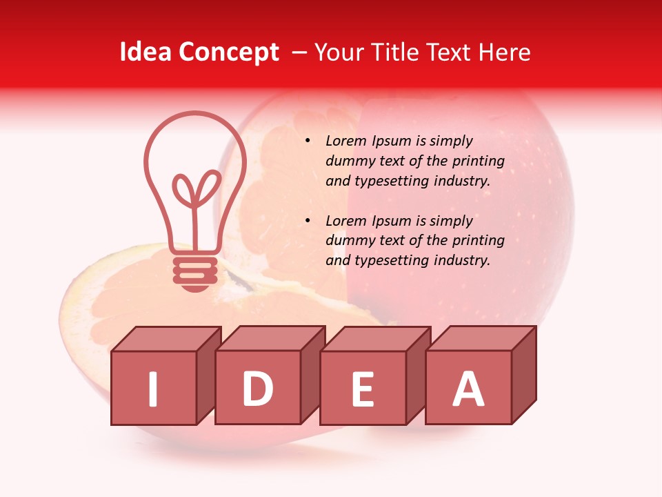 Lunch Organism Food PowerPoint Template