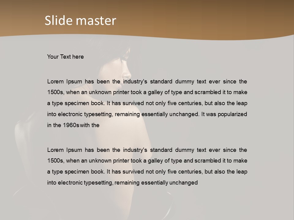 Graceful Lean Slim PowerPoint Template