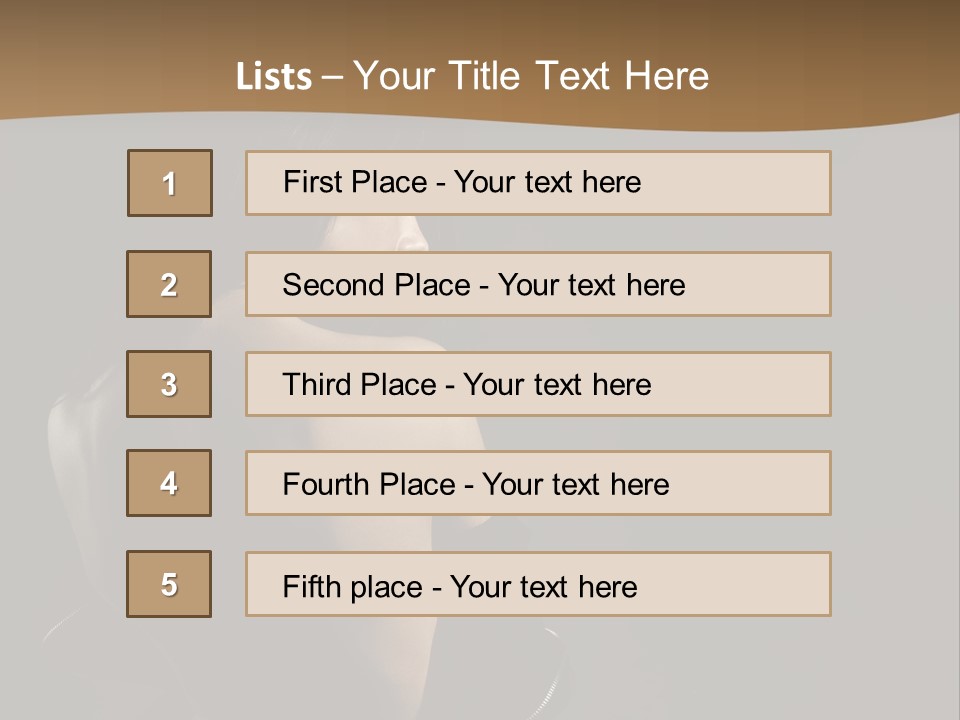 Graceful Lean Slim PowerPoint Template
