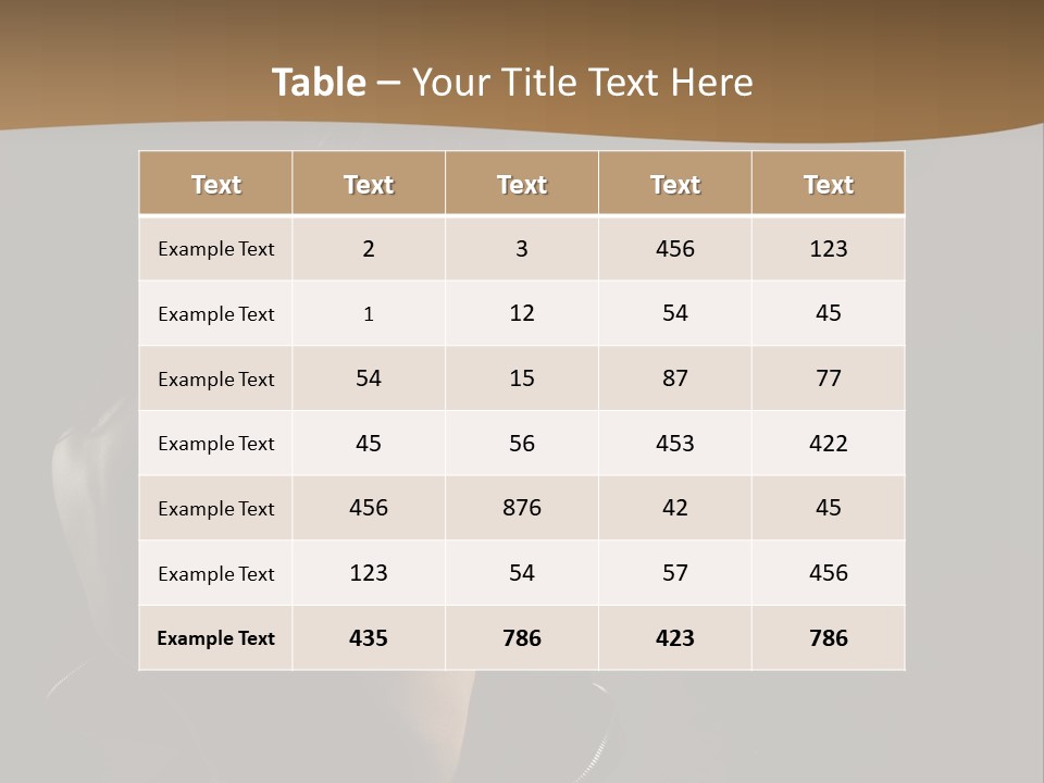 Graceful Lean Slim PowerPoint Template