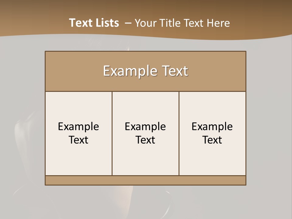 Graceful Lean Slim PowerPoint Template