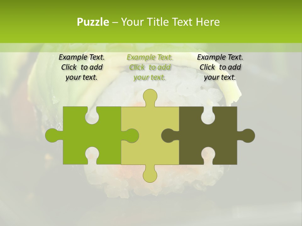 Meal Seaweed Asian PowerPoint Template