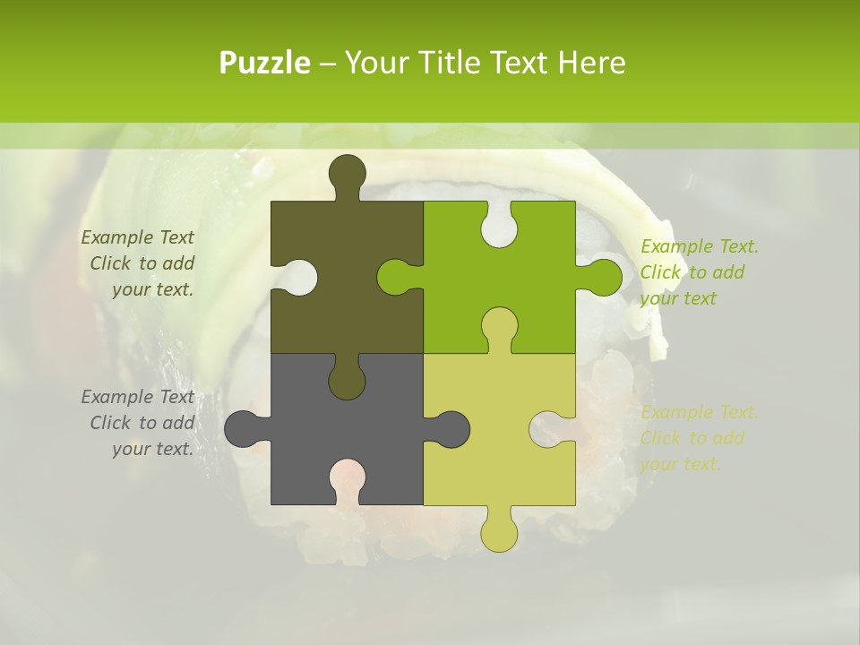 Meal Seaweed Asian PowerPoint Template