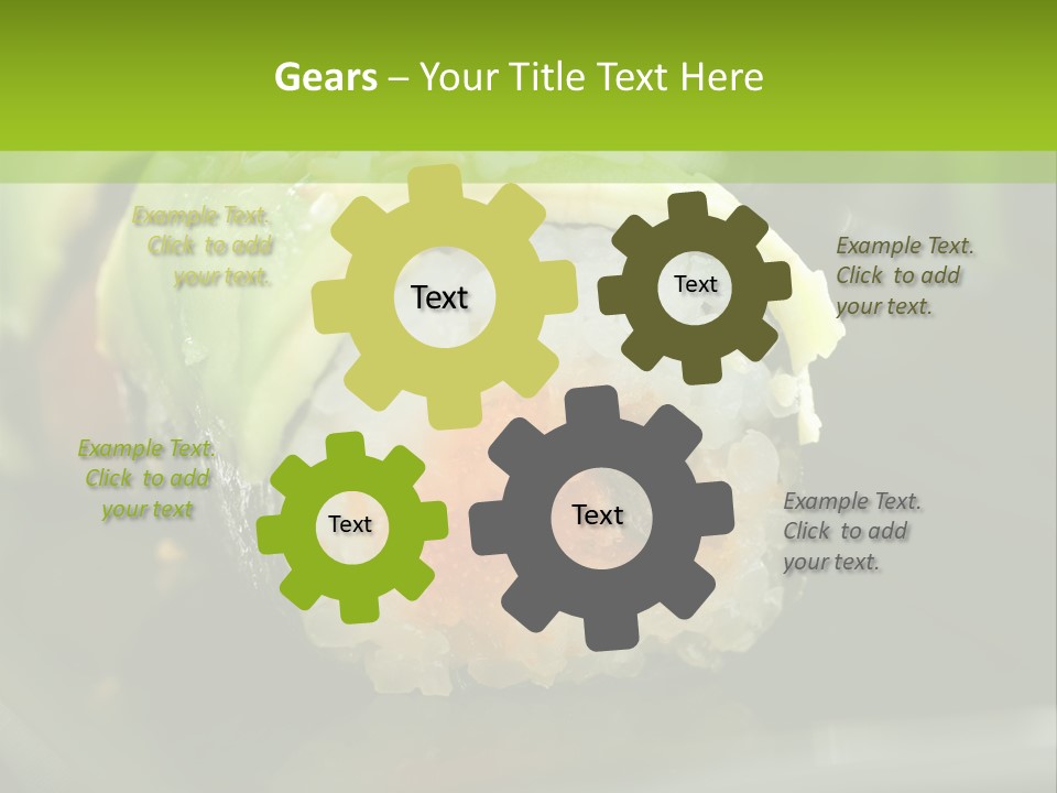 Meal Seaweed Asian PowerPoint Template