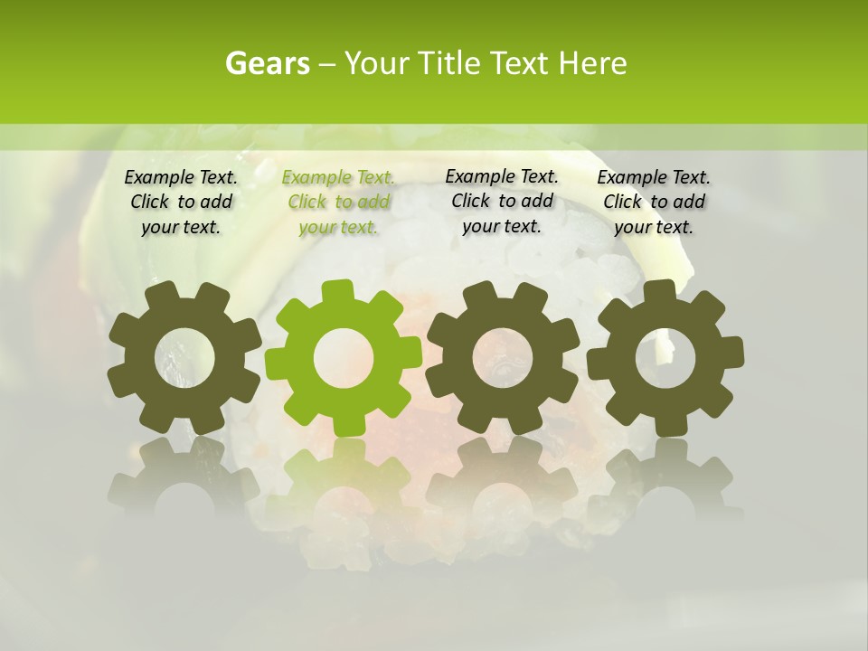 Meal Seaweed Asian PowerPoint Template