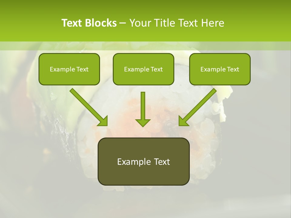 Meal Seaweed Asian PowerPoint Template