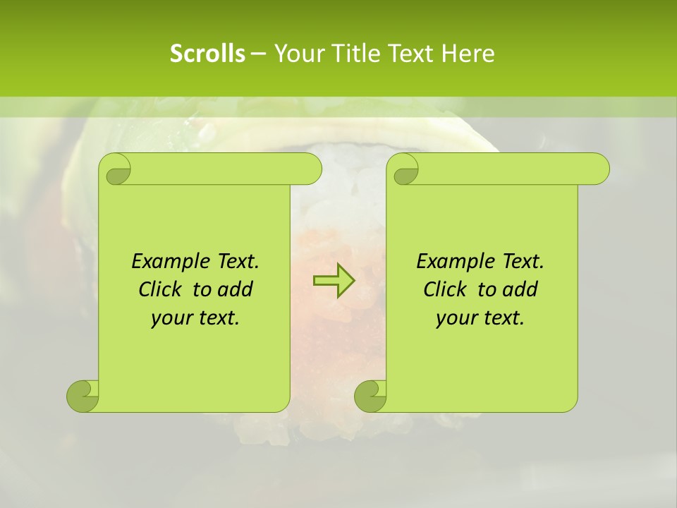 Meal Seaweed Asian PowerPoint Template