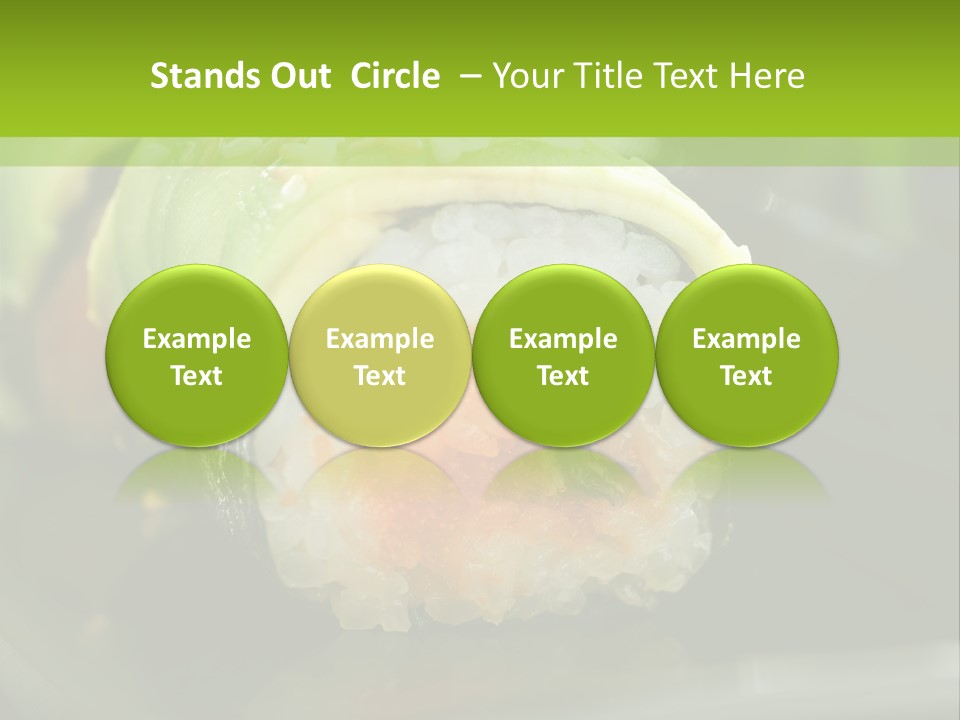 Meal Seaweed Asian PowerPoint Template