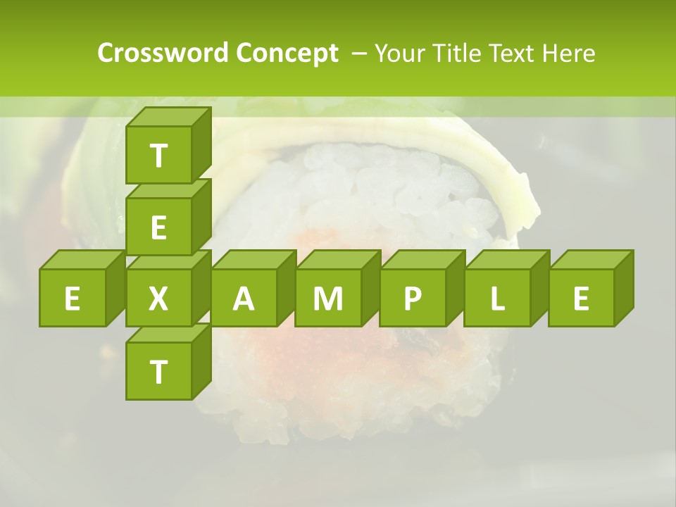 Meal Seaweed Asian PowerPoint Template