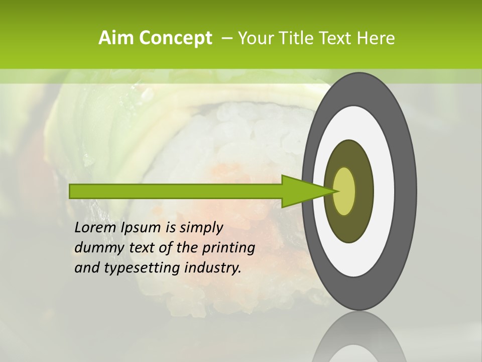 Meal Seaweed Asian PowerPoint Template