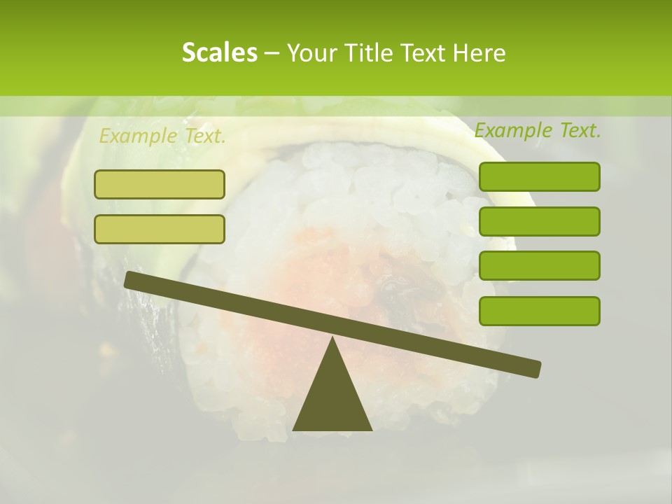 Meal Seaweed Asian PowerPoint Template