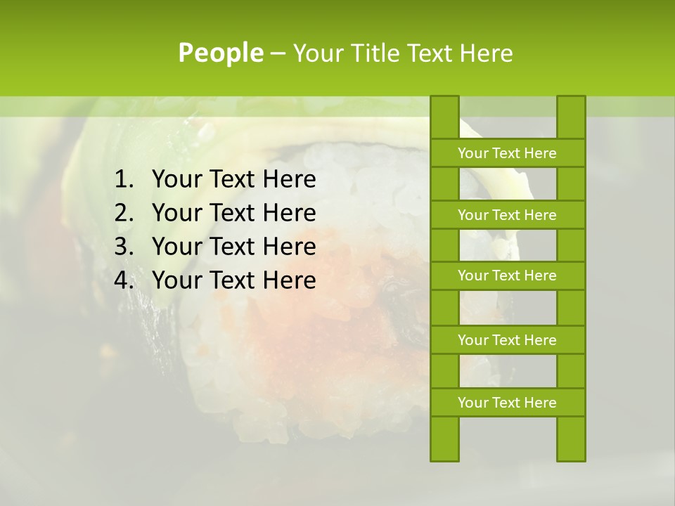 Meal Seaweed Asian PowerPoint Template