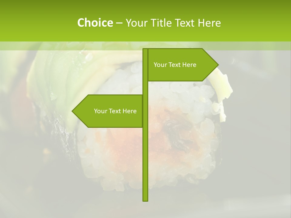 Meal Seaweed Asian PowerPoint Template