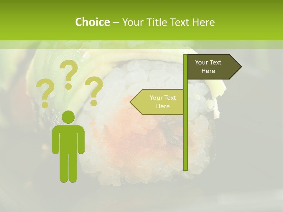 Meal Seaweed Asian PowerPoint Template