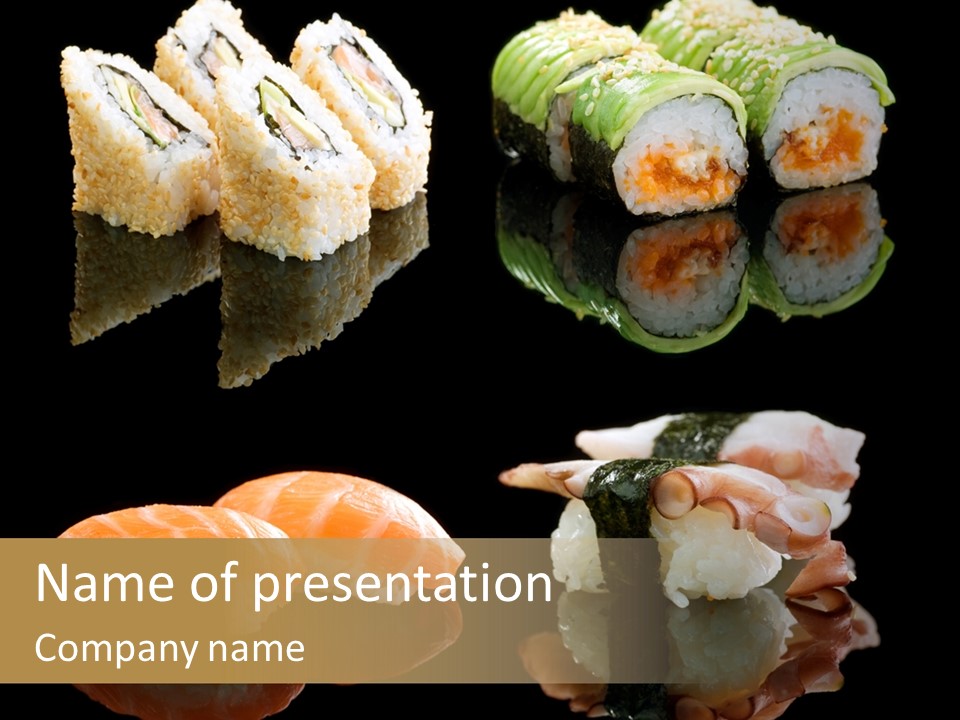 Vassabi Shrimp Eat PowerPoint Template