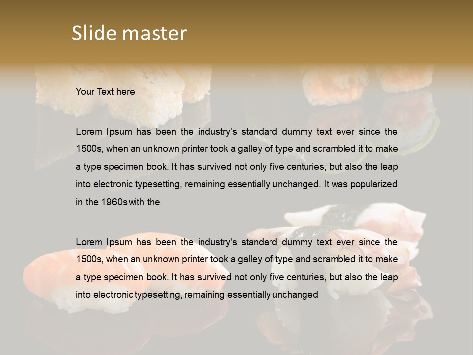 Vassabi Shrimp Eat PowerPoint Template