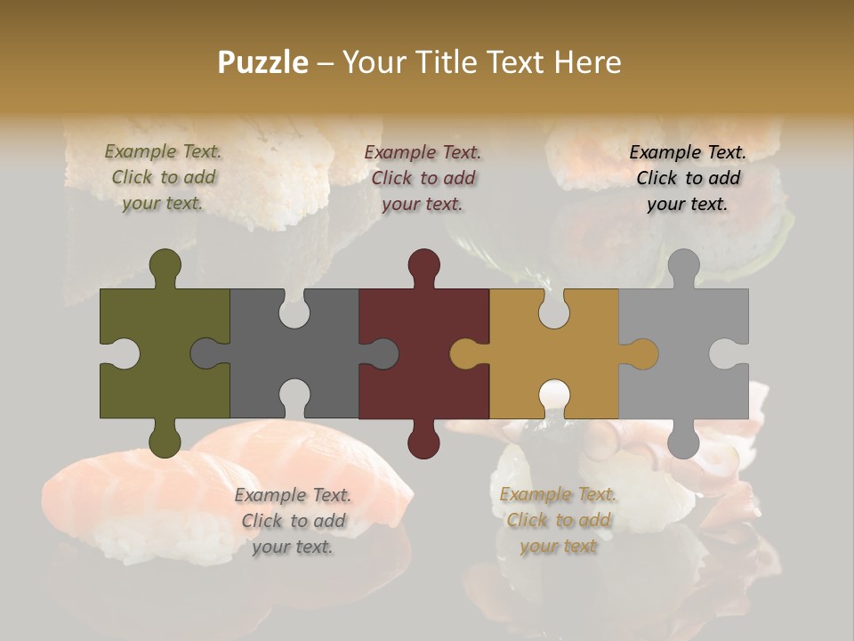 Vassabi Shrimp Eat PowerPoint Template