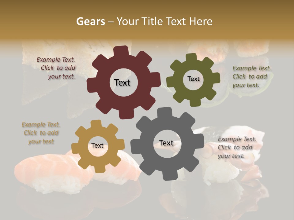 Vassabi Shrimp Eat PowerPoint Template