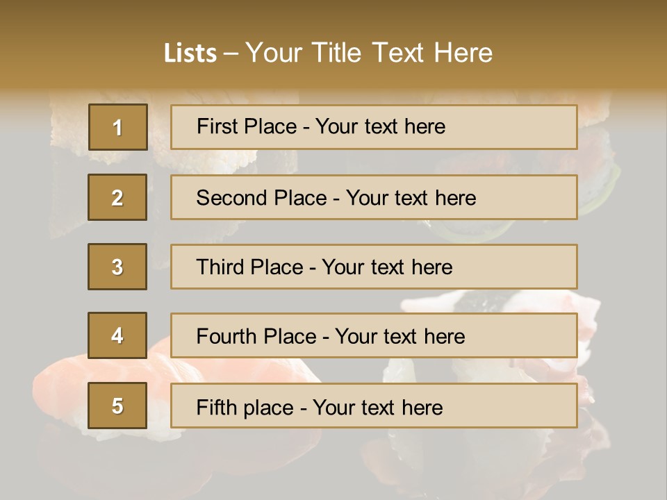 Vassabi Shrimp Eat PowerPoint Template