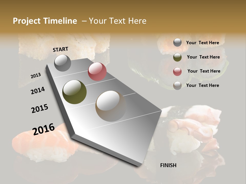 Vassabi Shrimp Eat PowerPoint Template