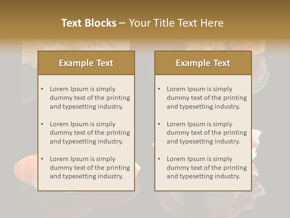 Vassabi Shrimp Eat PowerPoint Template