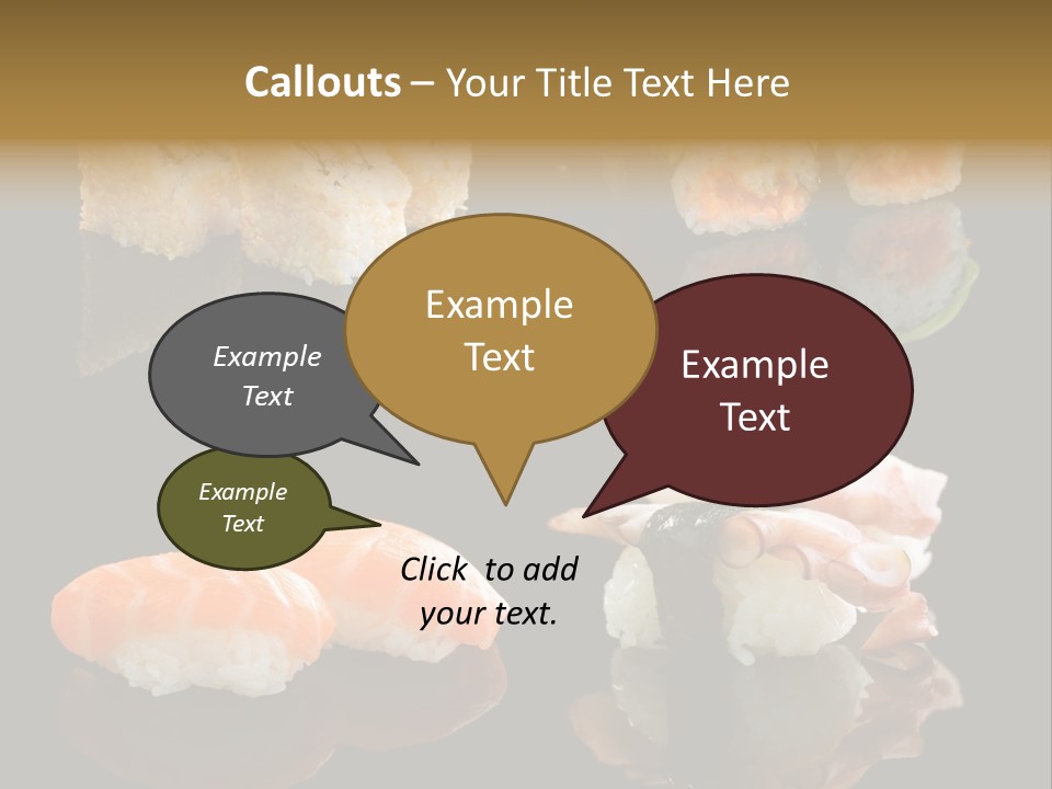 Vassabi Shrimp Eat PowerPoint Template