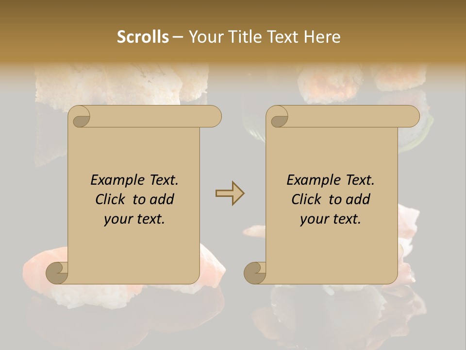Vassabi Shrimp Eat PowerPoint Template