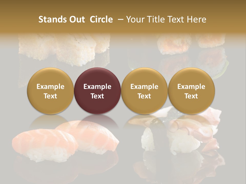 Vassabi Shrimp Eat PowerPoint Template