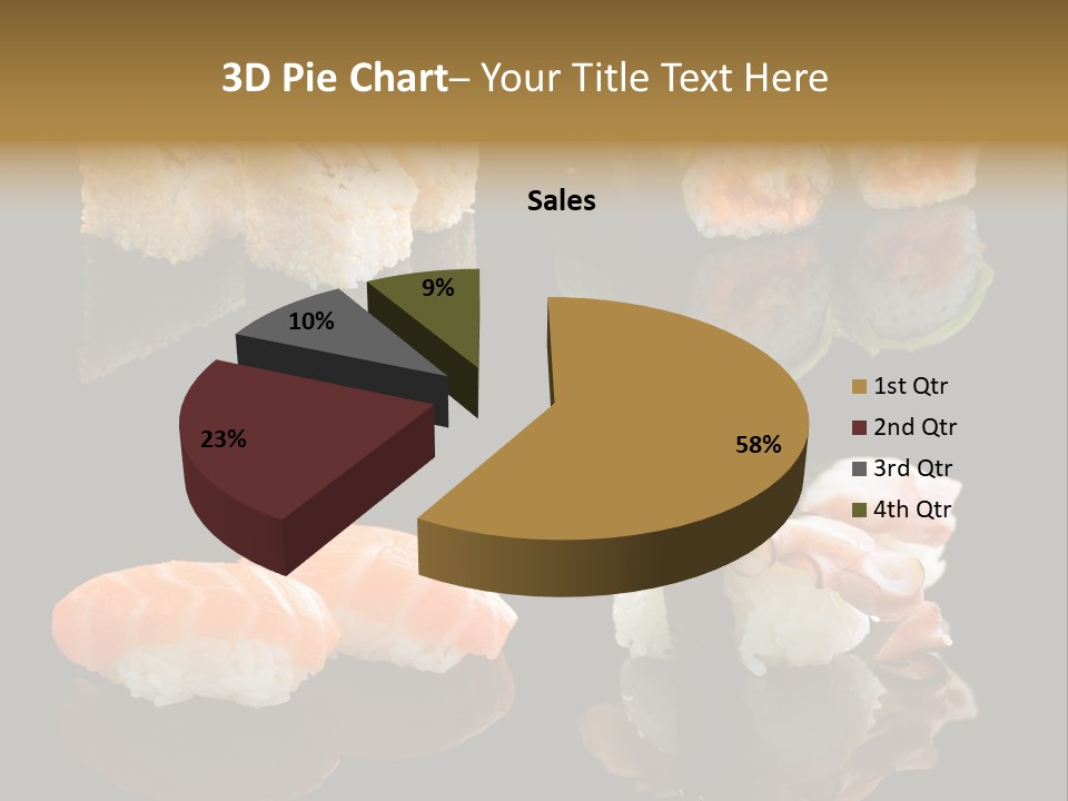 Vassabi Shrimp Eat PowerPoint Template