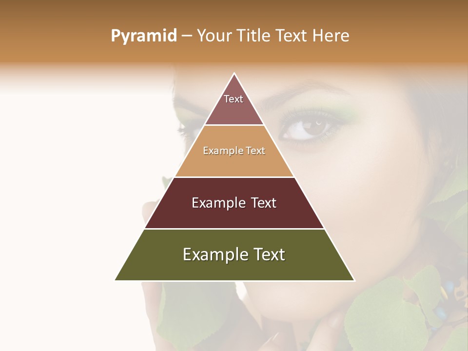 Female Design Leaves PowerPoint Template