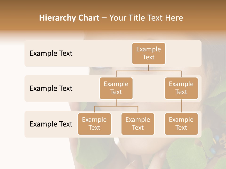 Female Design Leaves PowerPoint Template