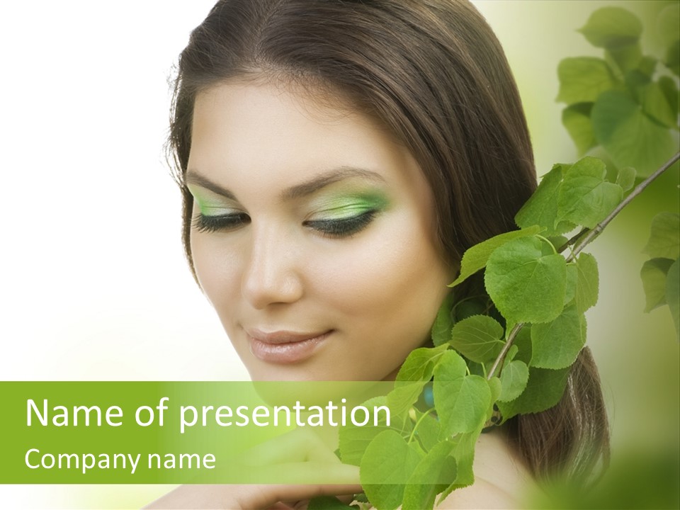 Beauty Skincare Organic PowerPoint Template