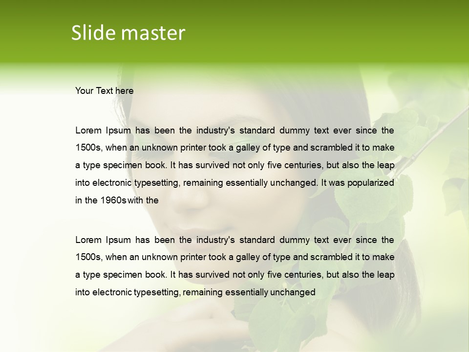 Beauty Skincare Organic PowerPoint Template