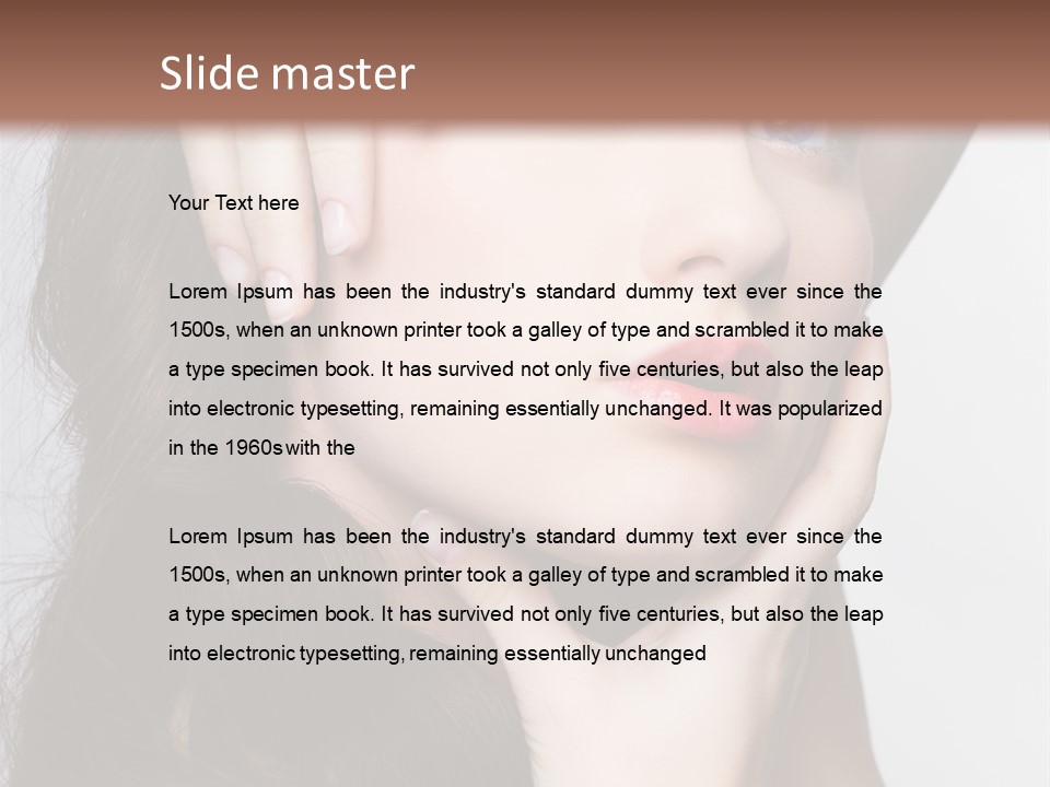 Hair Face Body PowerPoint Template