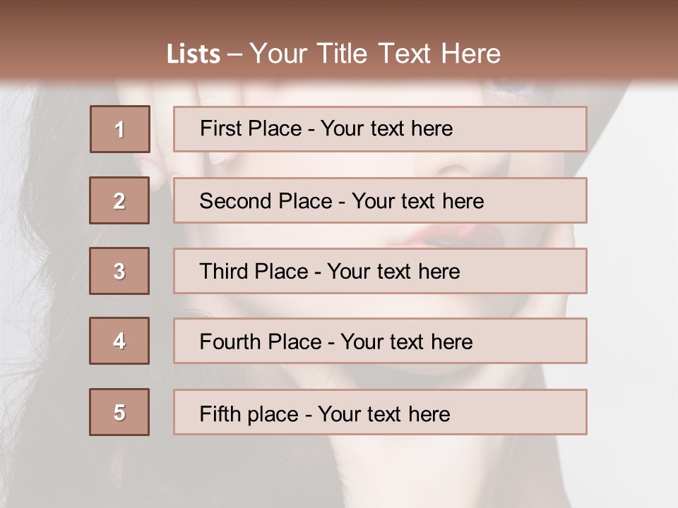 Hair Face Body PowerPoint Template