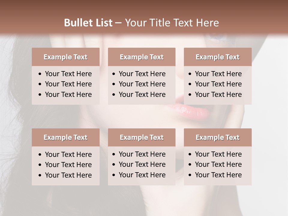 Hair Face Body PowerPoint Template