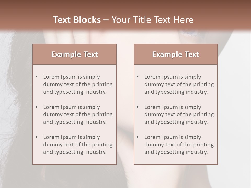 Hair Face Body PowerPoint Template