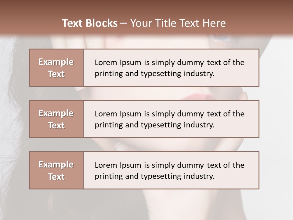 Hair Face Body PowerPoint Template