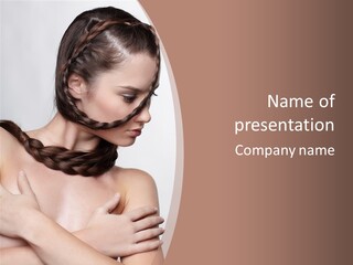 Makeup Fashion European PowerPoint Template