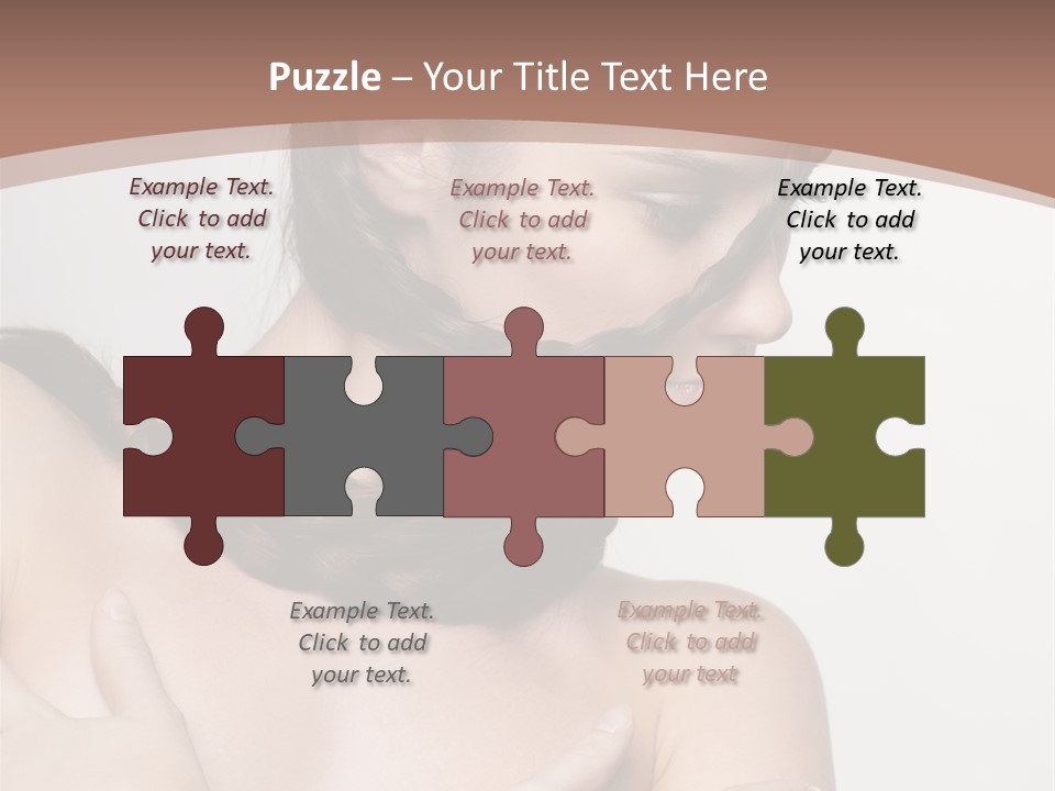 Makeup Fashion European PowerPoint Template