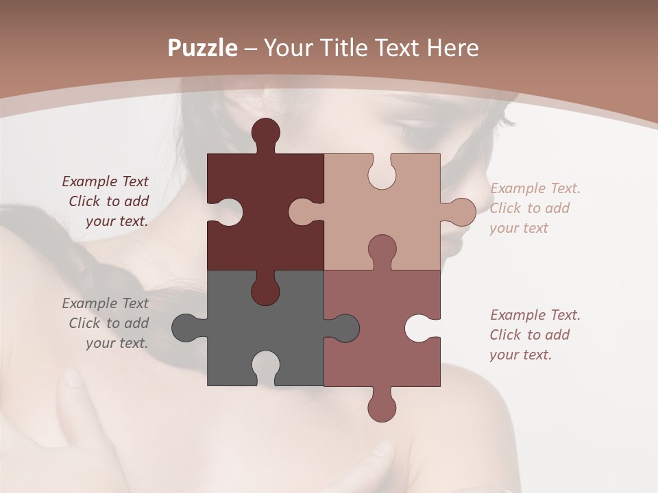 Makeup Fashion European PowerPoint Template