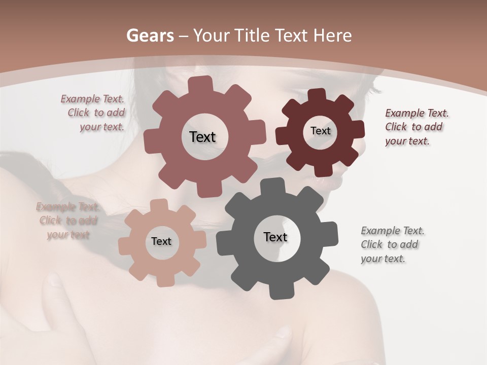 Makeup Fashion European PowerPoint Template