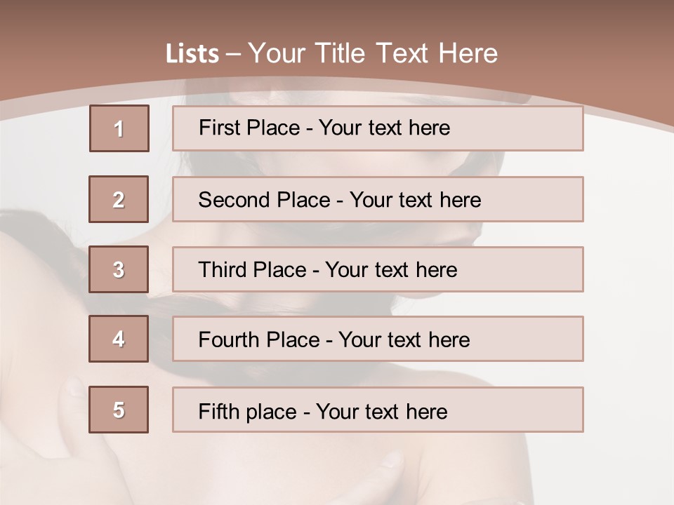 Makeup Fashion European PowerPoint Template