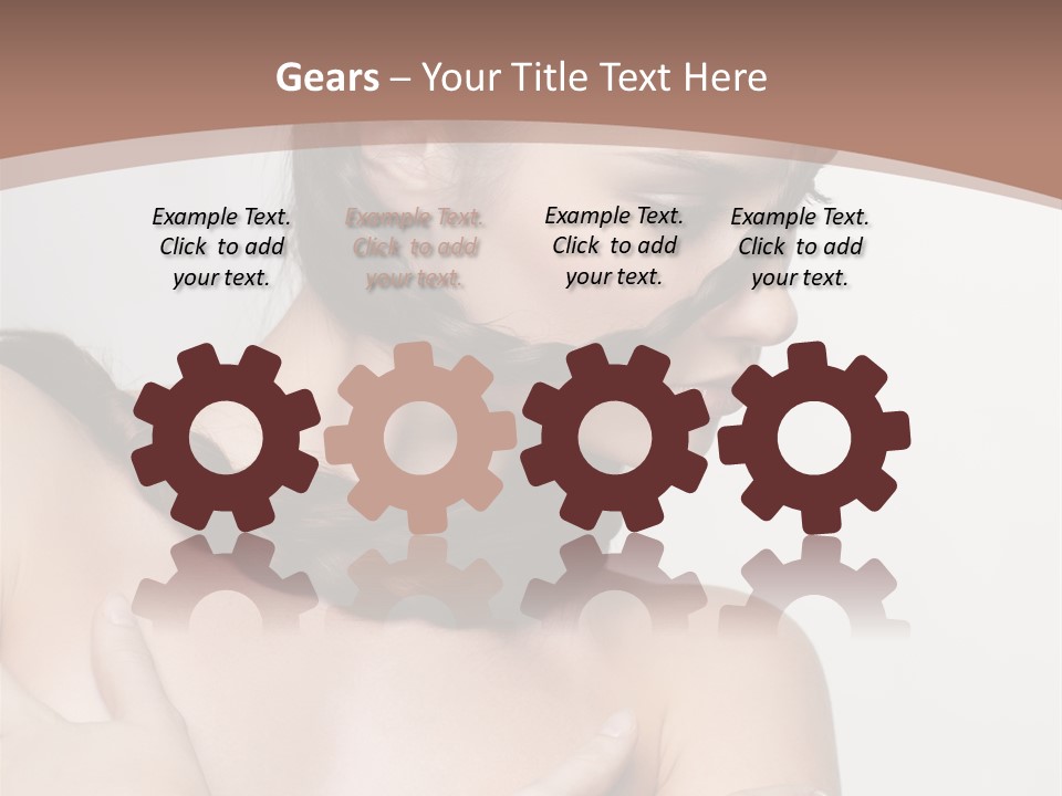 Makeup Fashion European PowerPoint Template