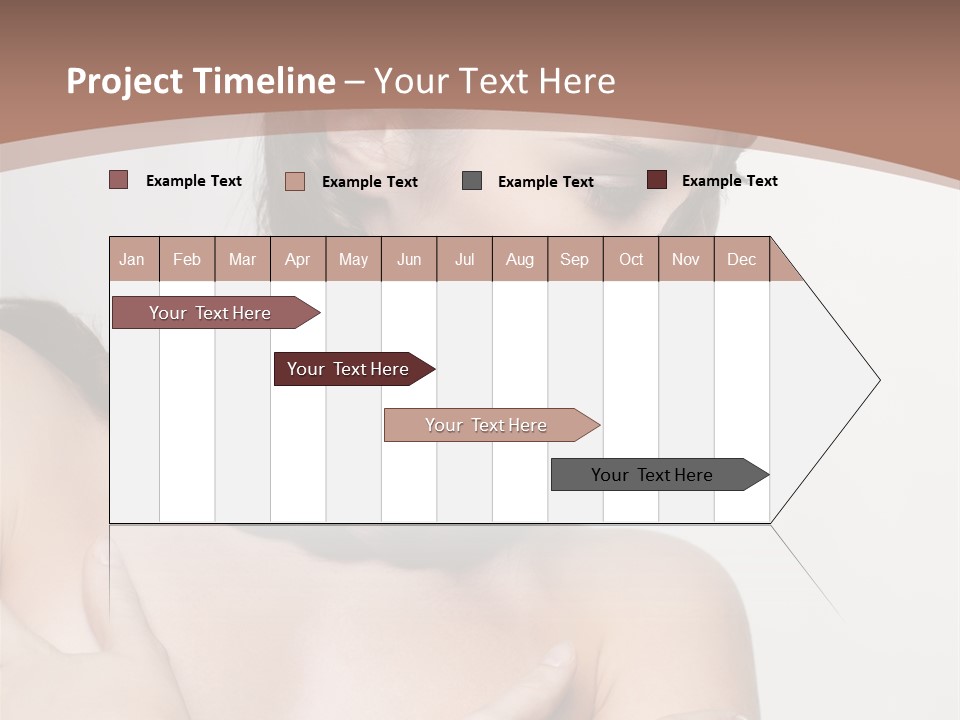 Makeup Fashion European PowerPoint Template
